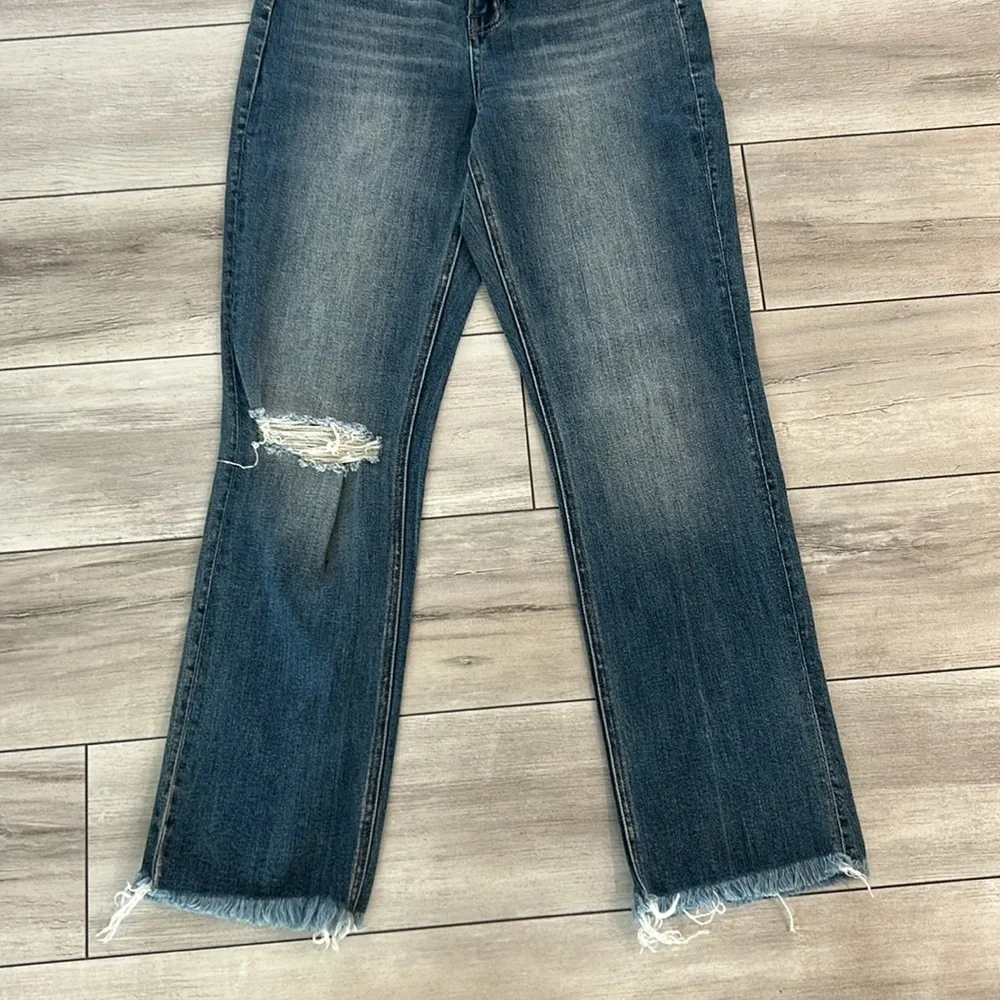 Flying Monkey relaxed straight crop jeans size 26 NWT